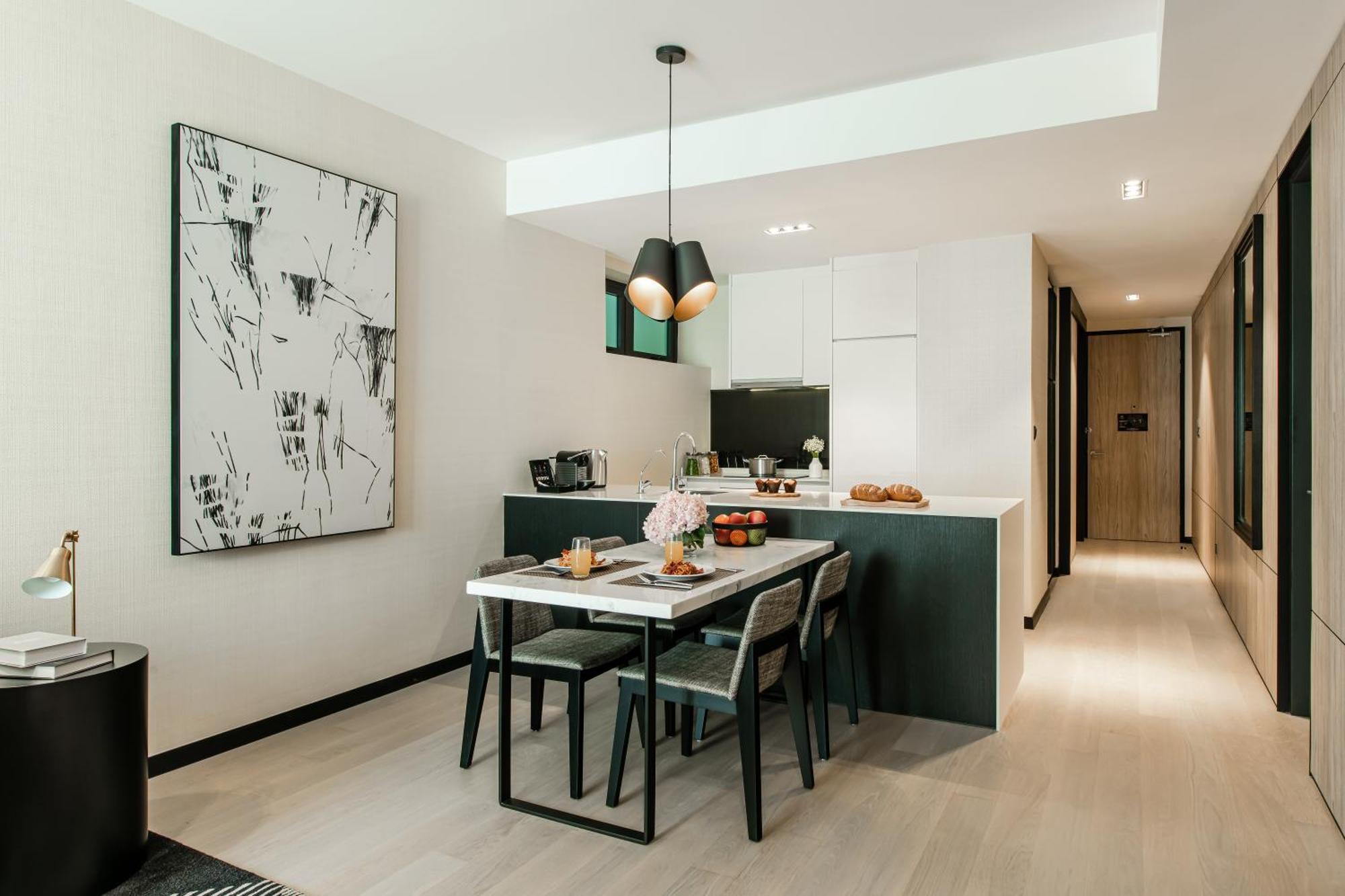 ホテル Ascott Star Klcc クアラルンプール エクステリア 写真 Interior of a typical apartment