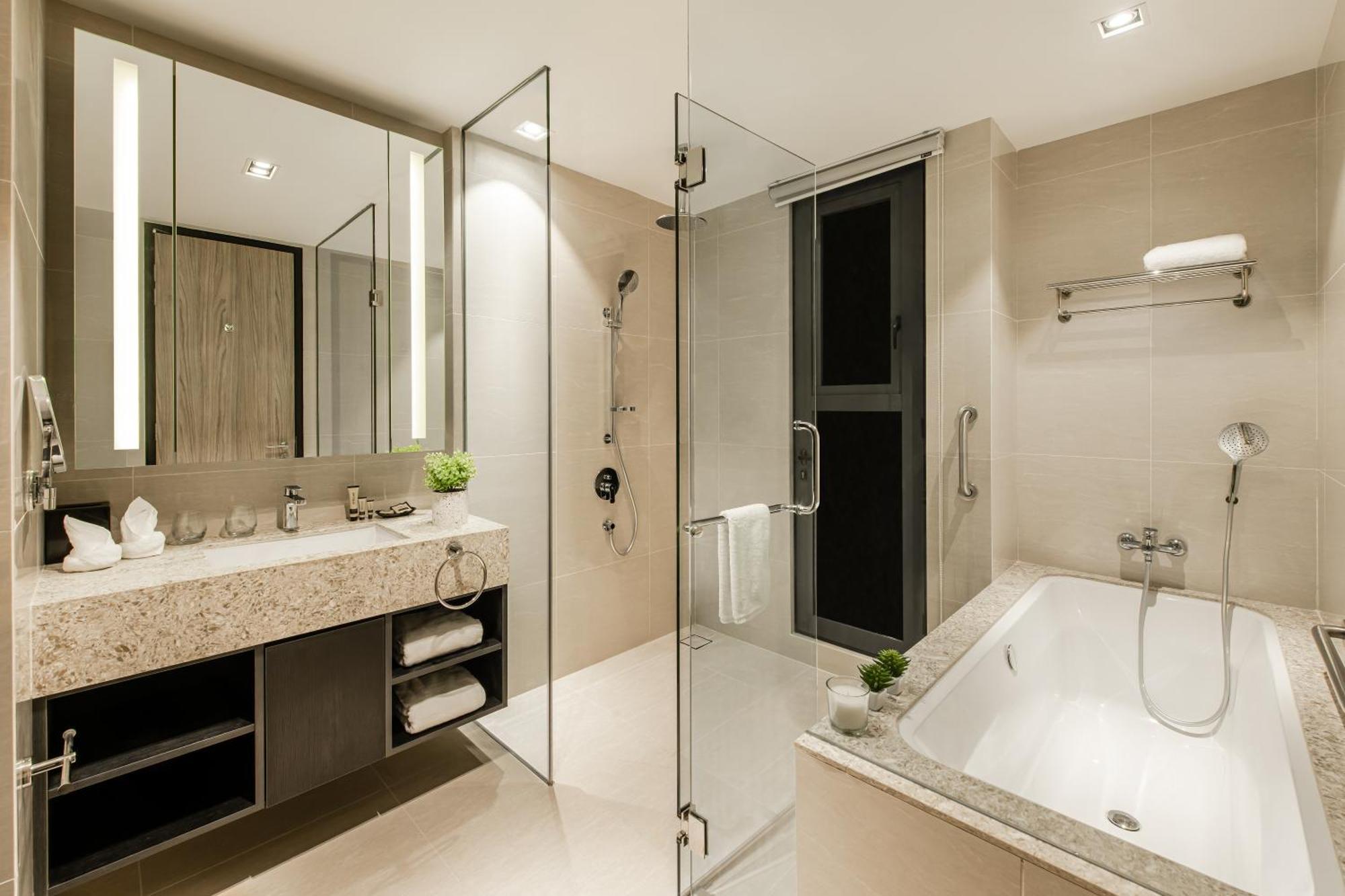 ホテル Ascott Star Klcc クアラルンプール エクステリア 写真 A bathroom in a hotel