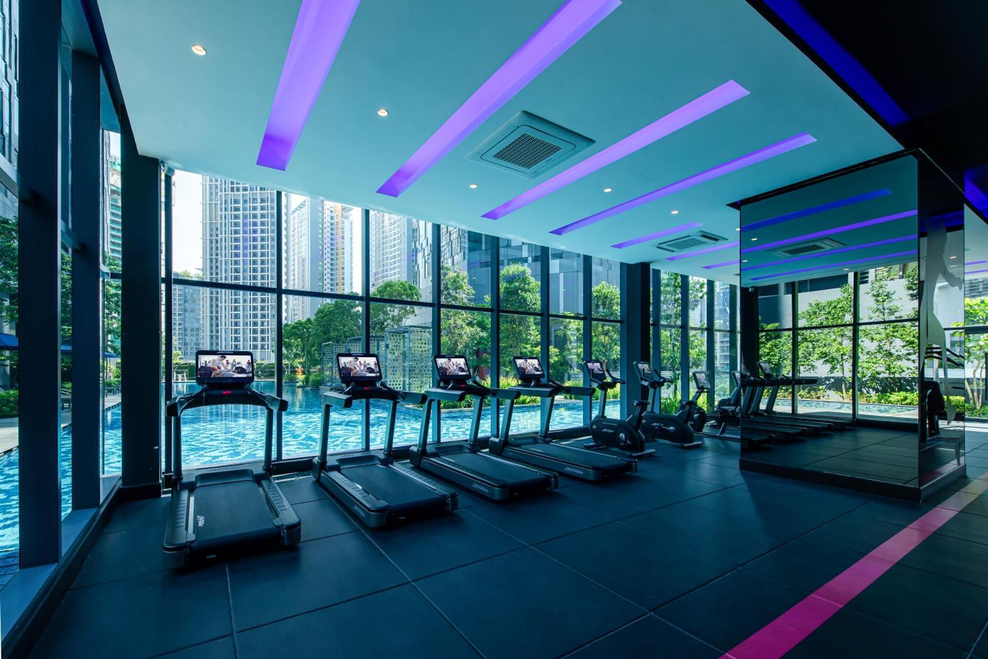 ホテル Ascott Star Klcc クアラルンプール エクステリア 写真 The gym at the clubhouse